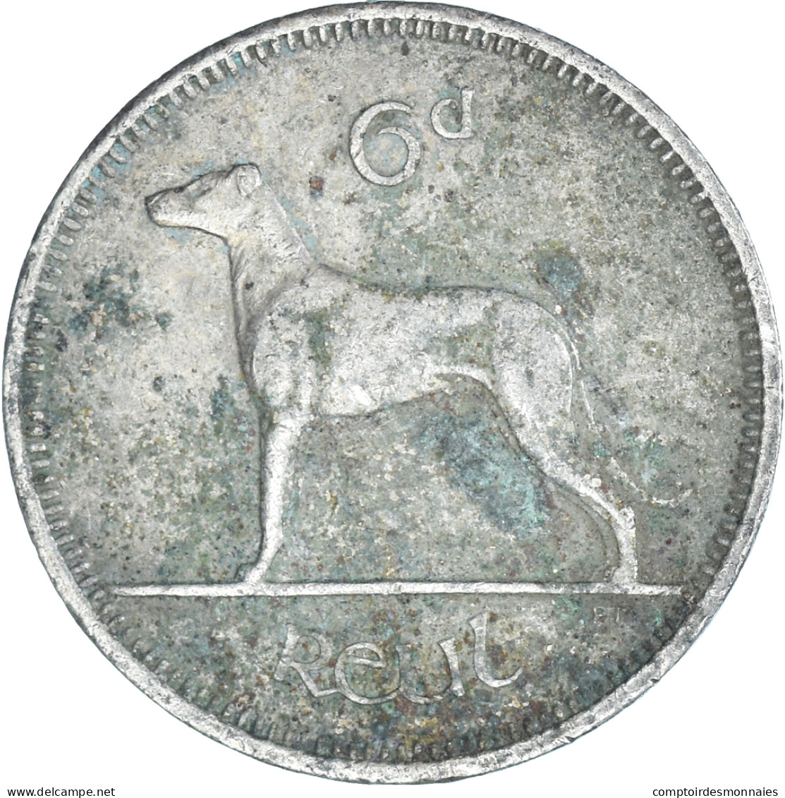 Monnaie, Irlande, 6 Pence, 1962 - Irland