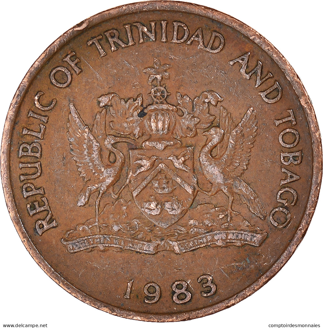 Monnaie, Trinité-et-Tobago, 5 Cents, 1983 - Trinidad En Tobago