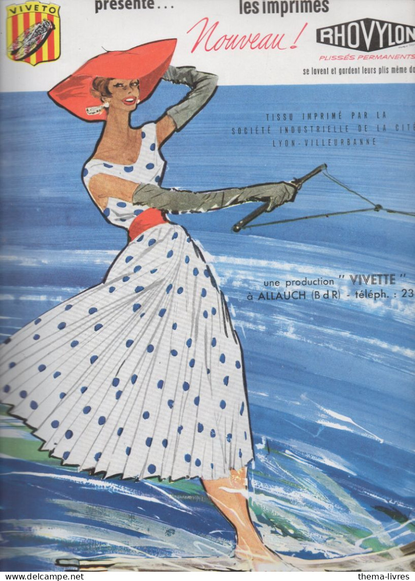 Revue De Mode  Editions DOTEC Paris ; VETEMENTS CREATIONS N°155   Mars 1957   (CAT7038) - Mode