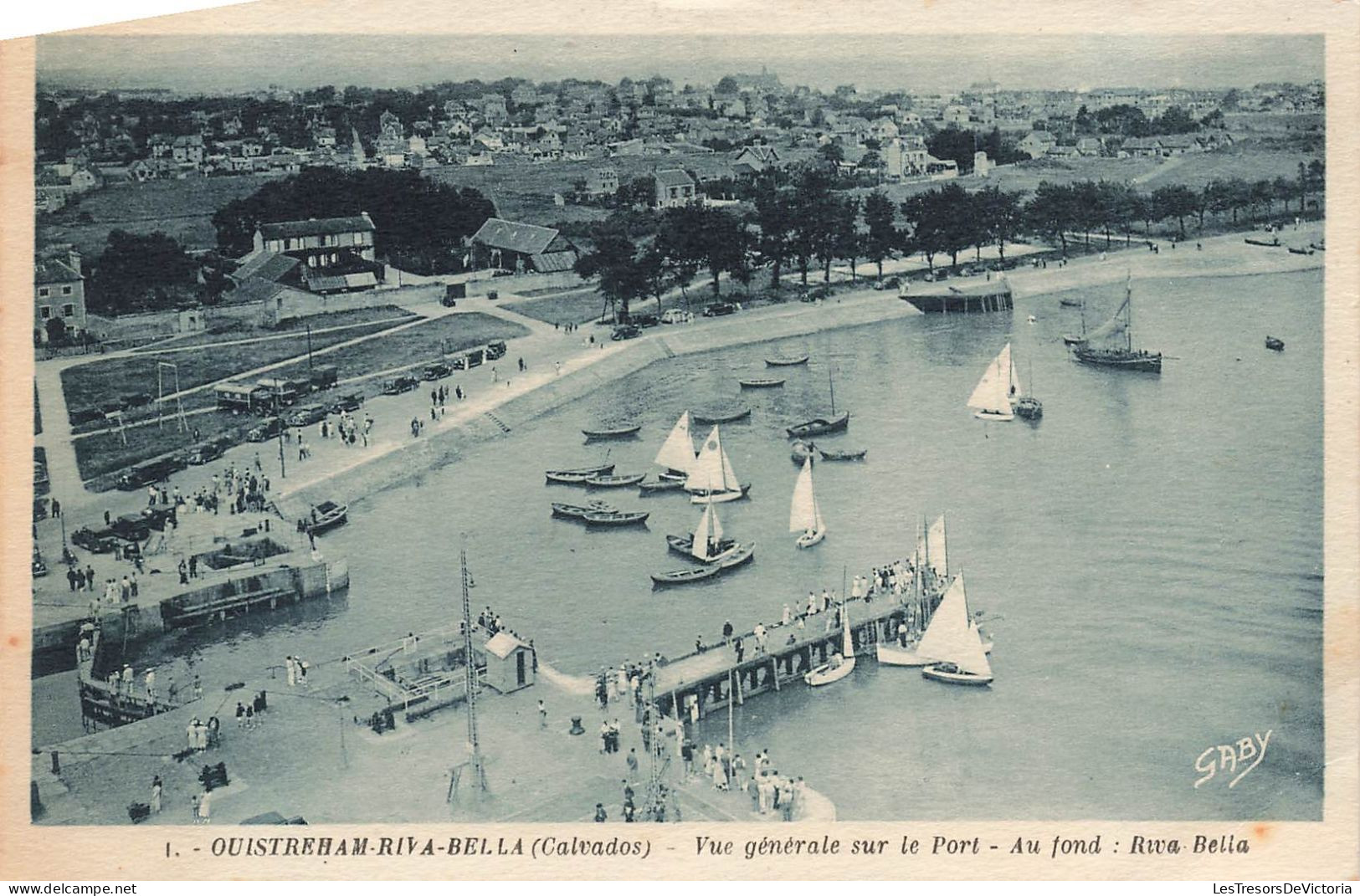 FRANCE - Ouistreham - Riva Bella - Vue Générale Sur Le Port - Carte Postale Ancienne - Ouistreham