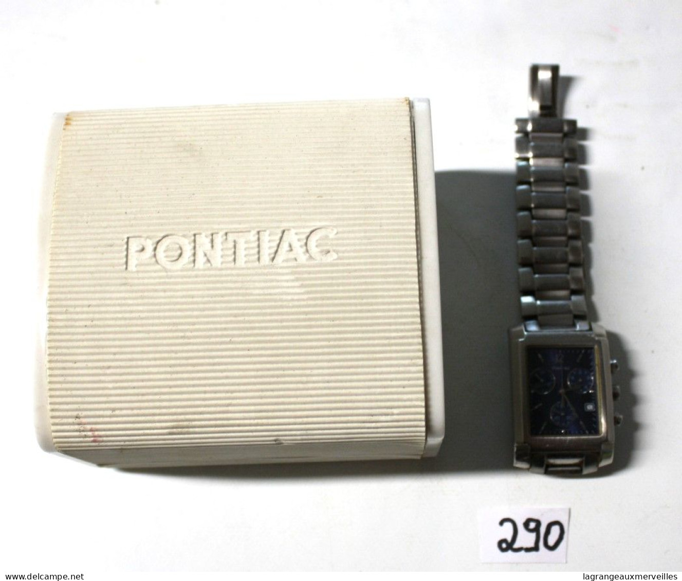 C290 Ancienne Montre PONTIAC - Boite Origine - Relojes Ancianos