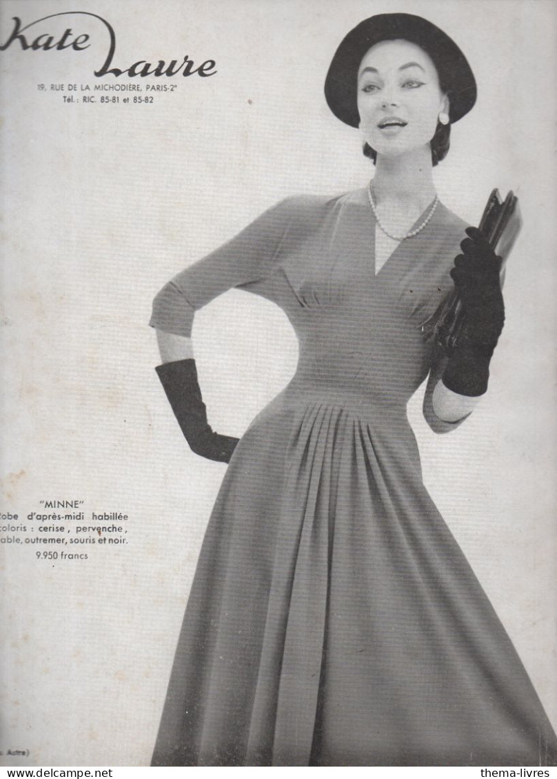 Revue De Mode  Editions DOTEC Paris ; VETEMENTS CREATIONS N°160   Septembre 1957   (CAT7039) - Fashion