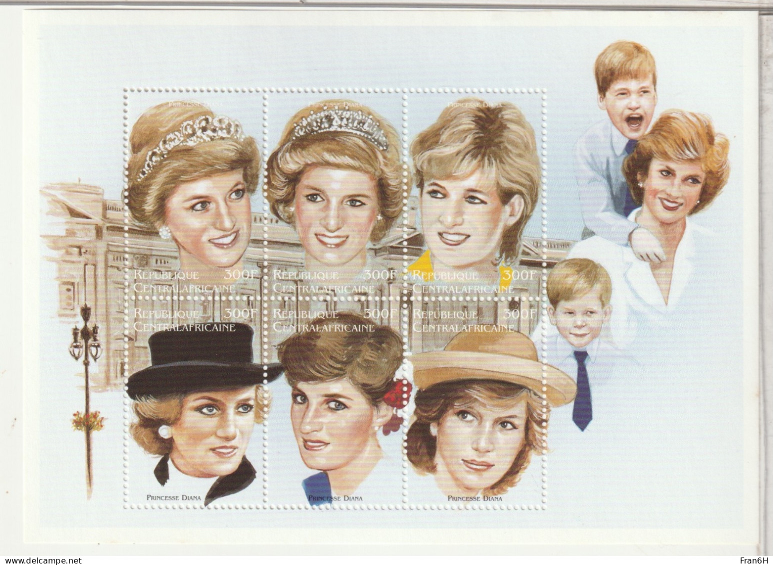 DIANA  - Bloc Neuf ** - MNH - - Familles Royales