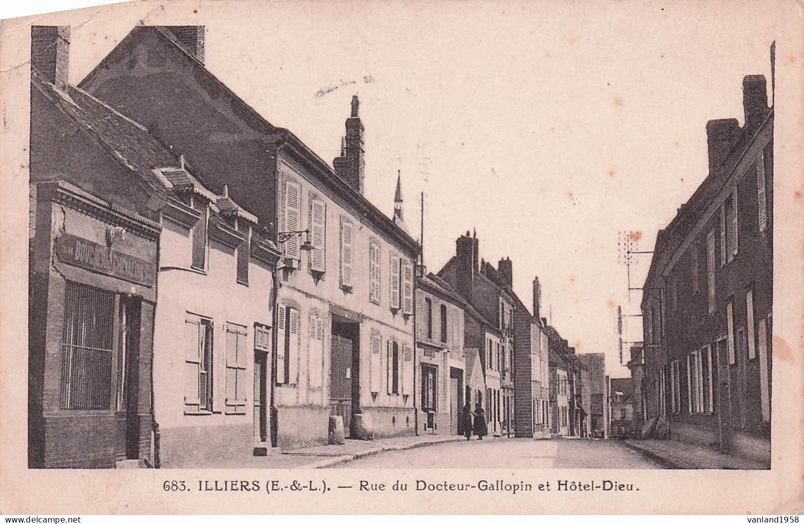 ILLIERS-rue Du Docteur Galoppin Et Hôtel Dieu - Illiers-Combray