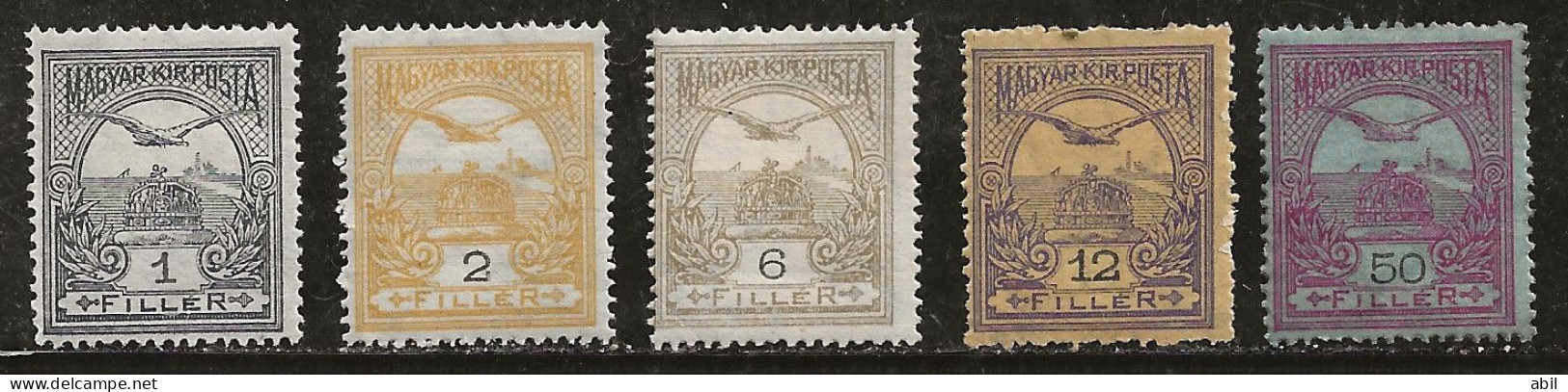 Hongrie 1913 N° Y&T : 89, 90,93,95 Et 100 * - Unused Stamps