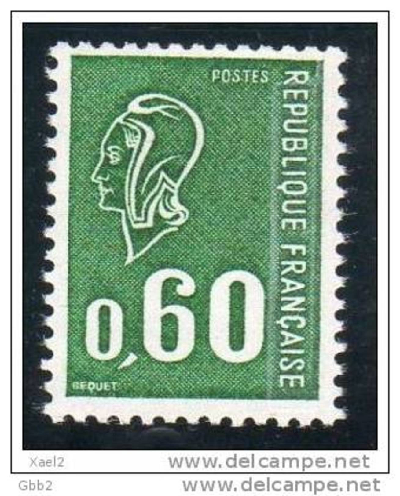 FRANCE - YT N° 1815 Marianne De Béquet, Taille Douce Provenant Du Carnet 1815-C 1 Gomme Brillante. Bas Prix Peu Proposé. - 1971-1976 Marianne Van Béquet