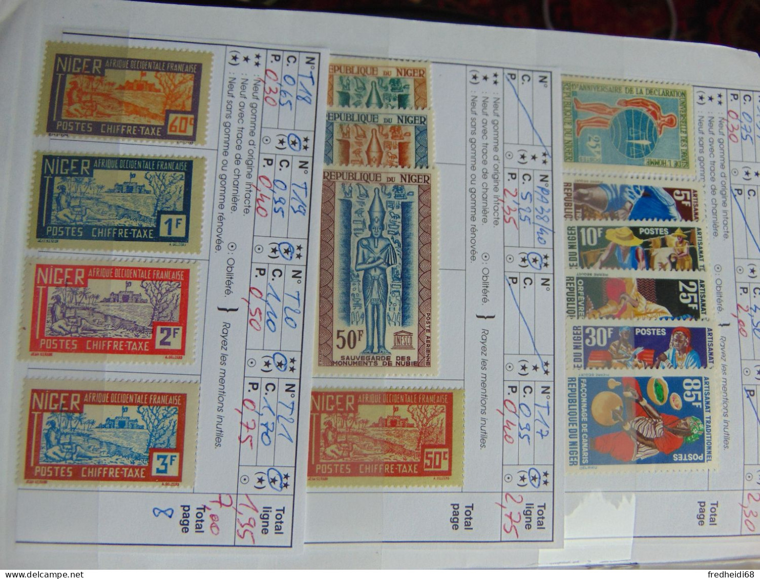 Très Beau Lot De 38 Timbres Du Niger Avant Et Après L'indépendance Majorité En Qualité * Mais Quelques ** Et Oblitérés - Unused Stamps