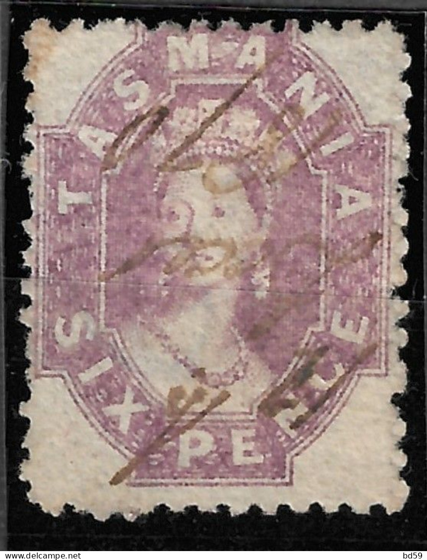 AUSTRALIE TASMANIE TASMANIA Victoria  N° Y&T 19 - Used Stamps