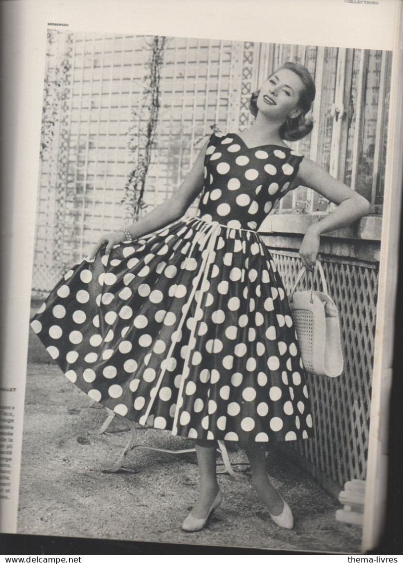 Revue De Mode  Editions LOUCHEL Paris ; COLLECTIONS Mode)  N°136 Printemps 1957   (CAT7041) - Fashion