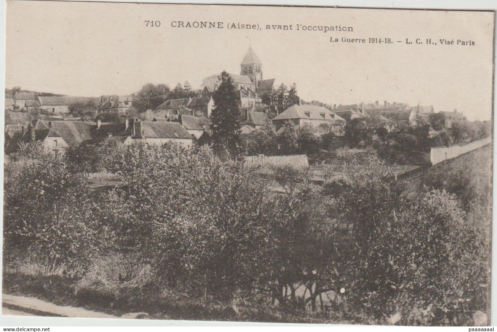 CRAONNE  AVANT L OCCUPATION - Craonne