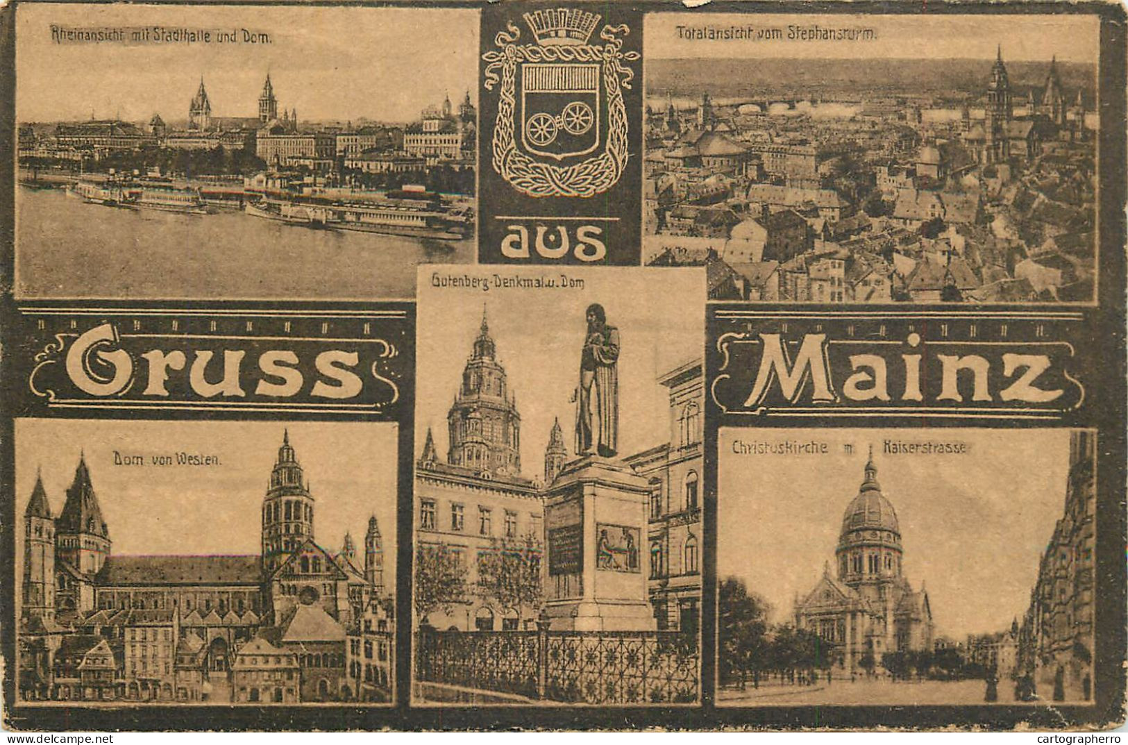 Germany Gruss Aus Mainz Multi View - Mainz