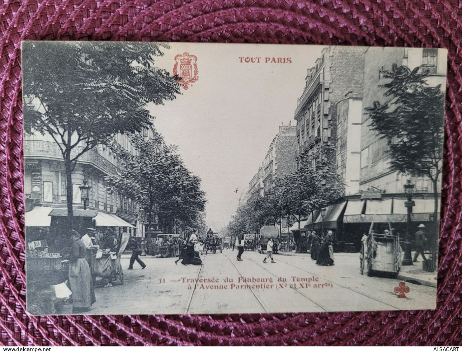 Tout Paris , Faubourg Du Temple  Av Parmentier - Arrondissement: 11