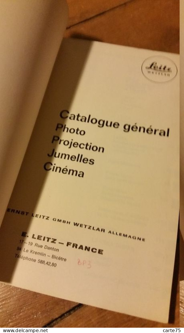 Catalogue Général Leica Leitz Mars 1971, Photo Projection Jumelles Cinéma - Photographs