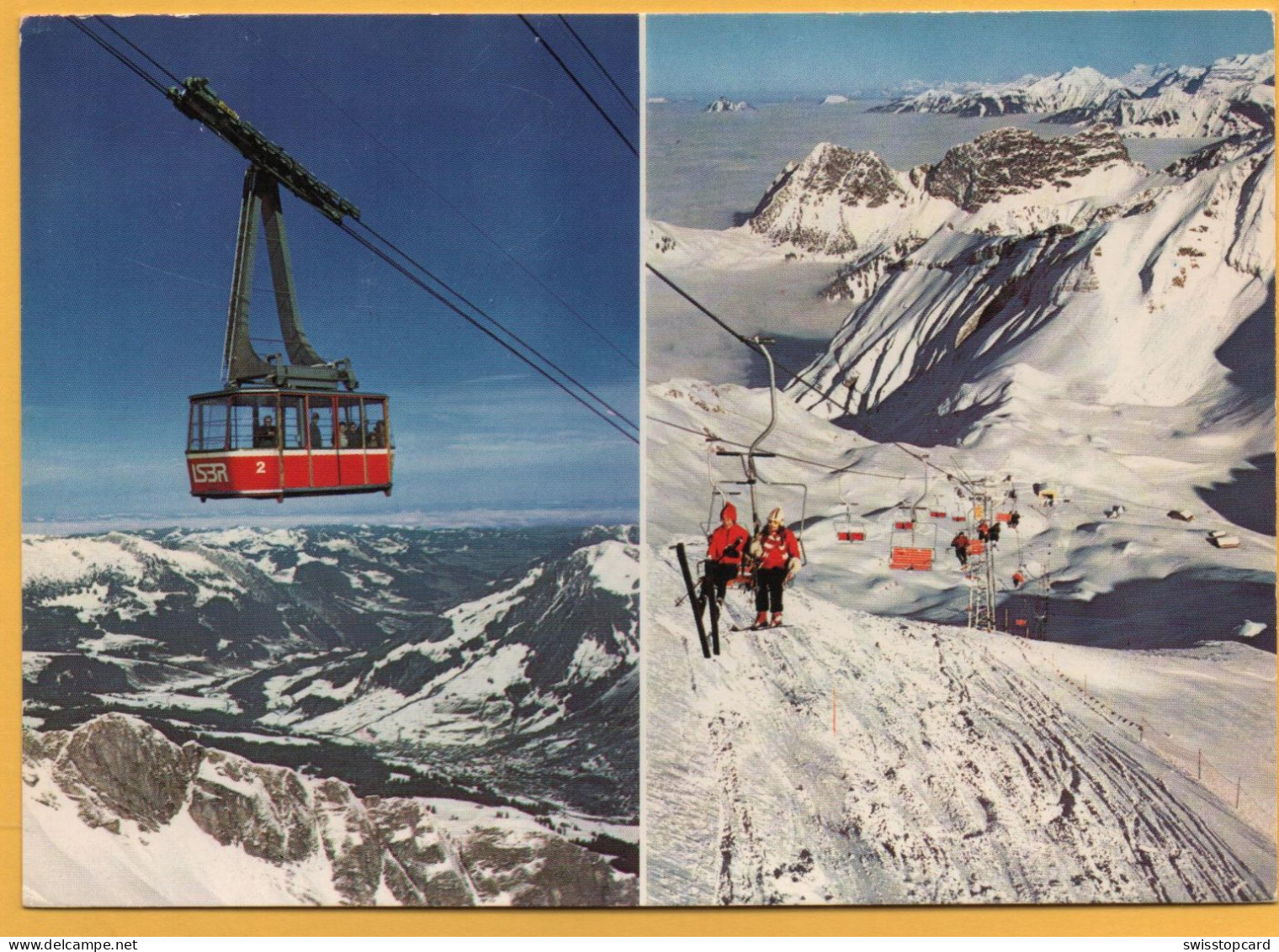 SÖRENBERG-BRIENZER ROTHORN Luftseilbahn Skigebiet Eisee Skilift - Flühli