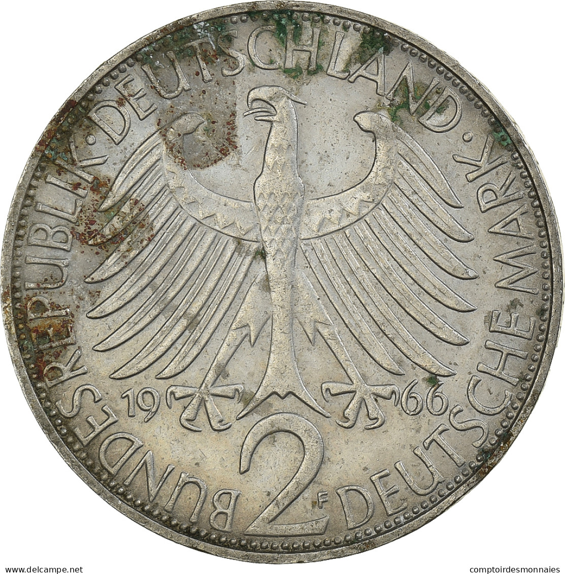 Monnaie, Allemagne, 2 Mark, 1966 - 2 Mark