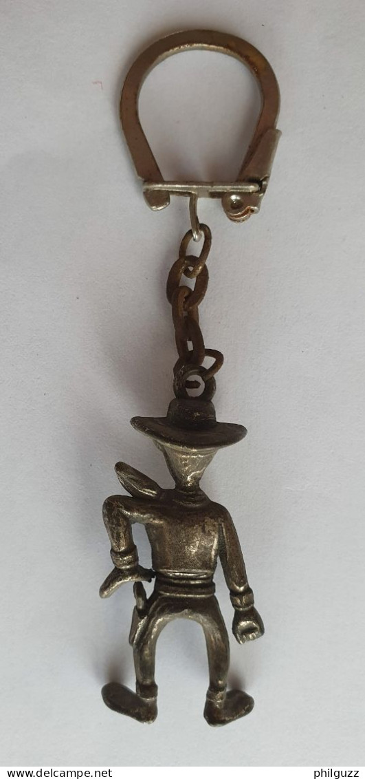 RARE FIGURINE PORTE CLES EN METAL LUCKY LUKE INTERMINT OU DUNKIN (3) - Altri & Non Classificati