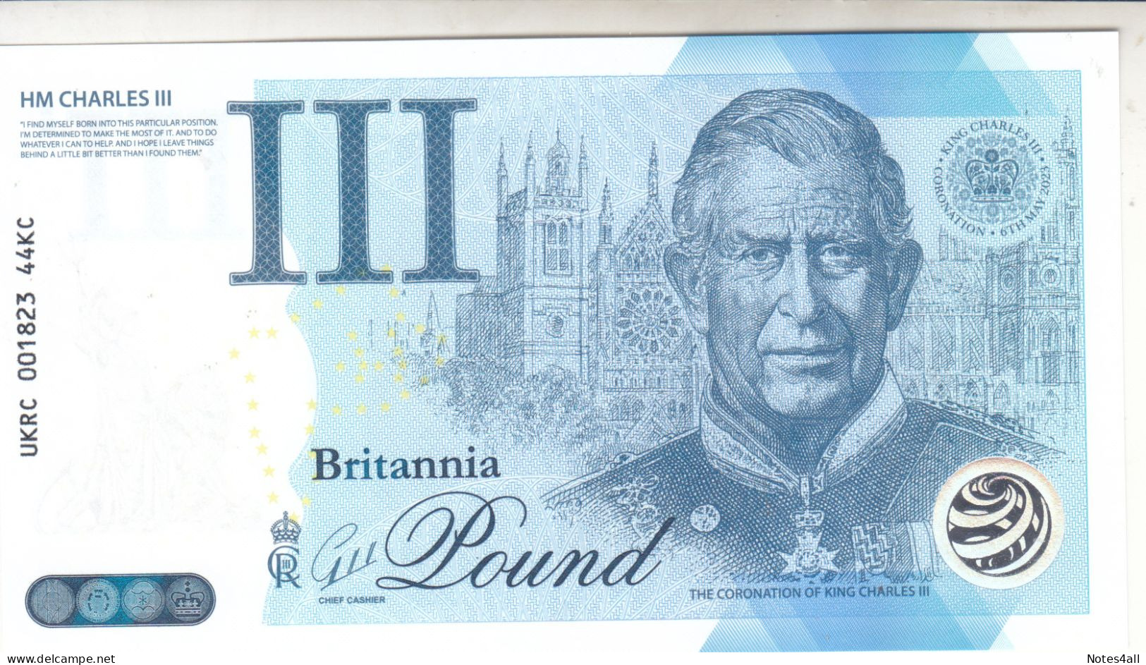 BRITANNIA Great Britain UK POUND 2023 Charles III Commemorative UNC */* - Verzamelingen