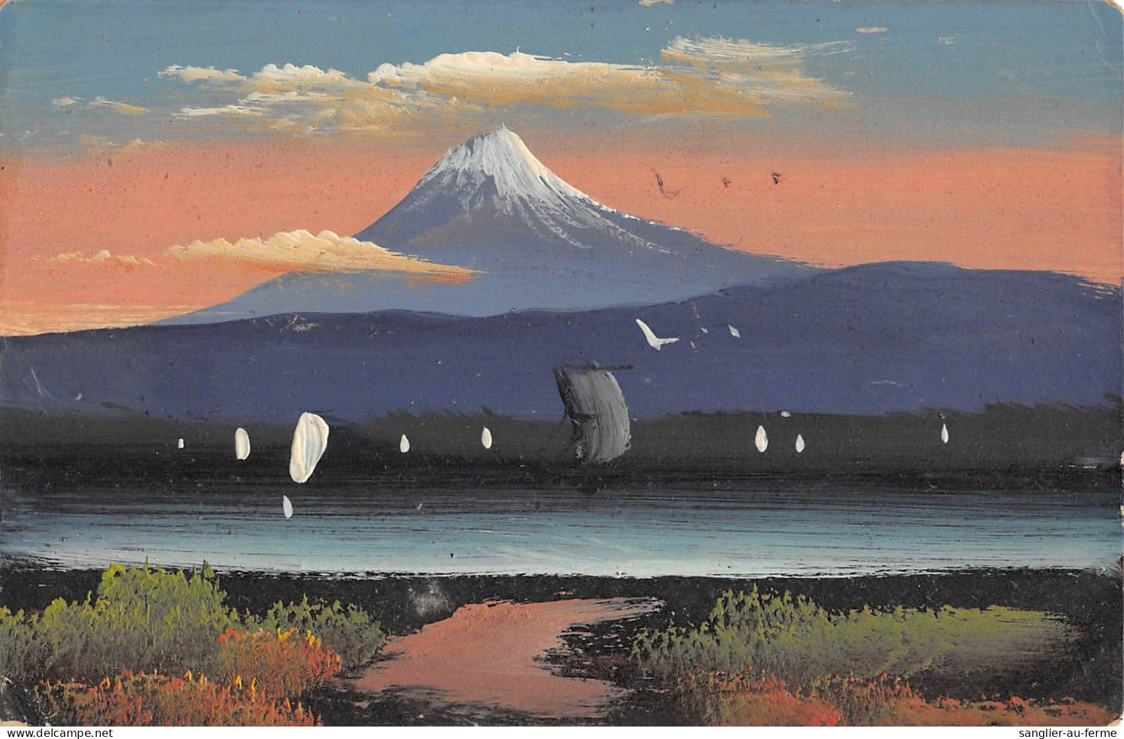 CPA JAPON / CPA ILLUSTRATEUR DU JAPON / PAYSAGE JONQUE / JAPAN - Sonstige & Ohne Zuordnung