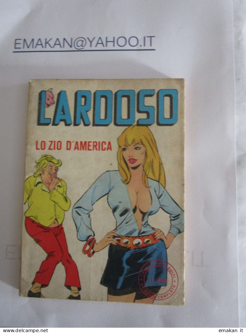 #  LARDOSO N 5 LO ZIO D'AMERICA EDIZIONI EDIFUMETTO  / FUMETTO VINTAGE - Erstauflagen