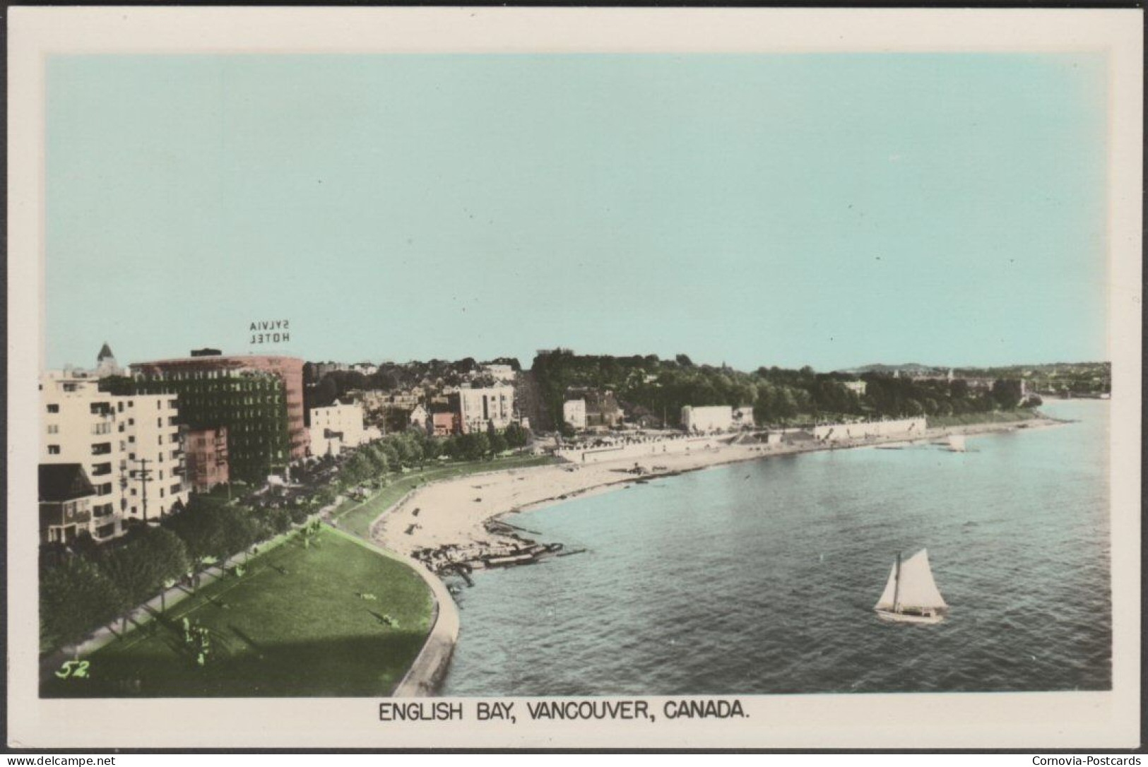 English Bay, Vancouver, British Columbia, C.1950s - Gowen Sutton RPPC - Vancouver