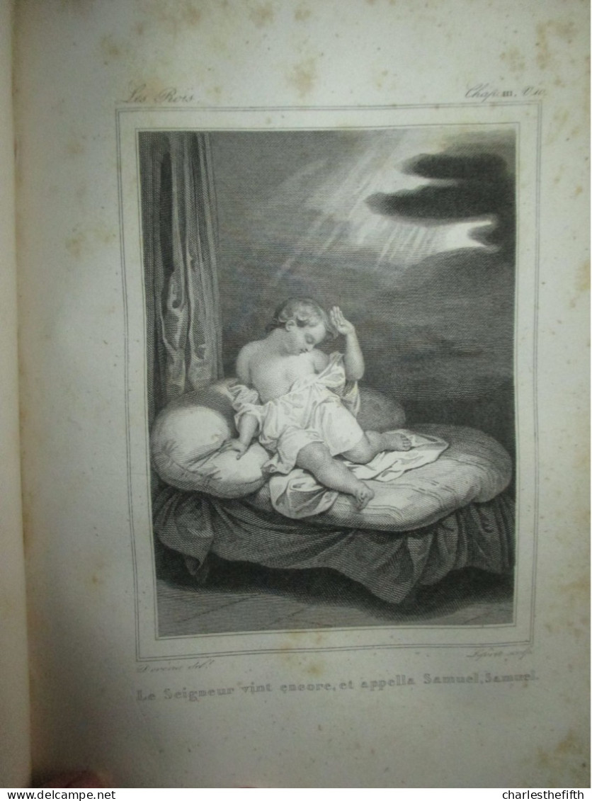 SAINTE BIBLE latin et en françois suivie d'un dictionnaire étymolog. géograph et archéolog. par Barbié du Bocage 13 Vol.