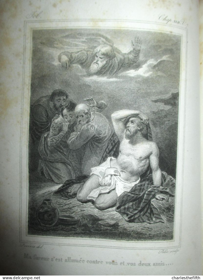 SAINTE BIBLE latin et en françois suivie d'un dictionnaire étymolog. géograph et archéolog. par Barbié du Bocage 13 Vol.