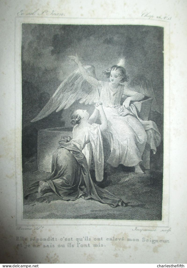 SAINTE BIBLE latin et en françois suivie d'un dictionnaire étymolog. géograph et archéolog. par Barbié du Bocage 13 Vol.