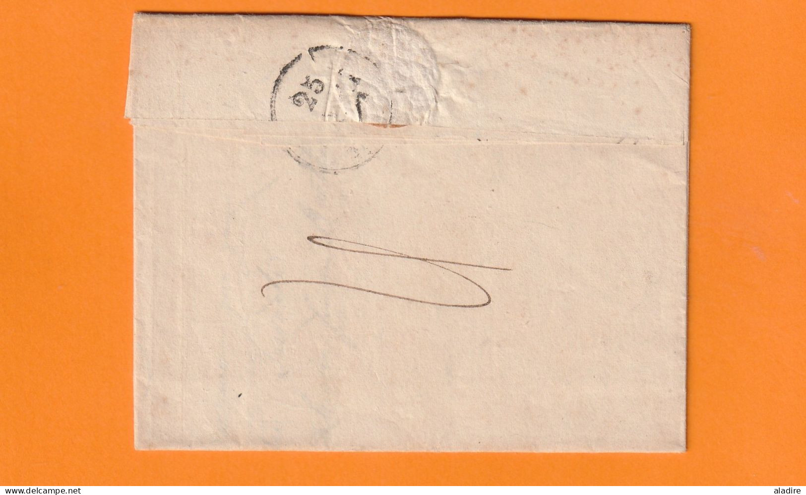 1829 - Marque Postale P89P AVIGNON Sur Lettre Pliée De 2 Pages Vers MONTPELLIER  - Dateur Au Départ Et En Arrivée - 1801-1848: Precursors XIX