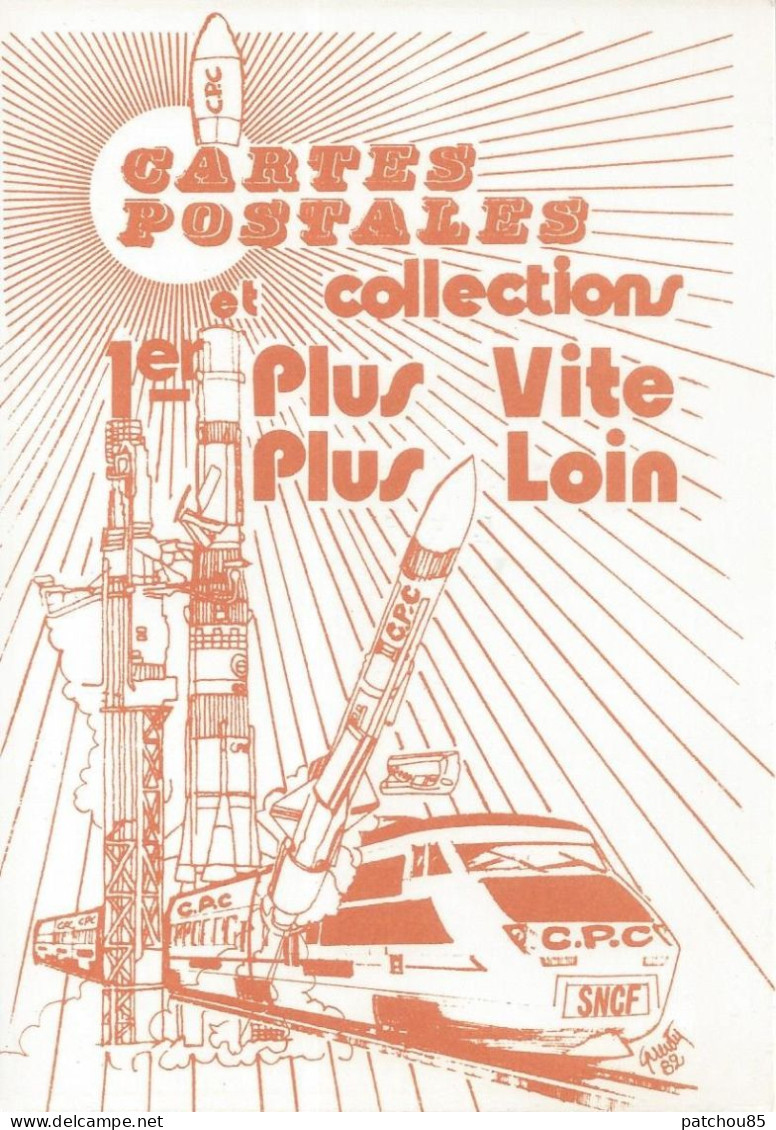 Carte Postales Et Collections 1er Plus Vite Plus Loin    Illustrateur Etienne Quentin  Port Payé - Quentin