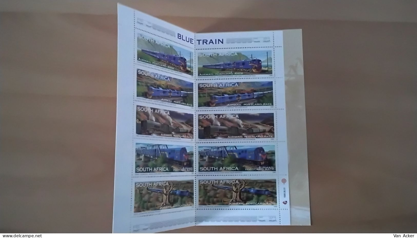 South Africa Booklet 54** Train. - Libretti