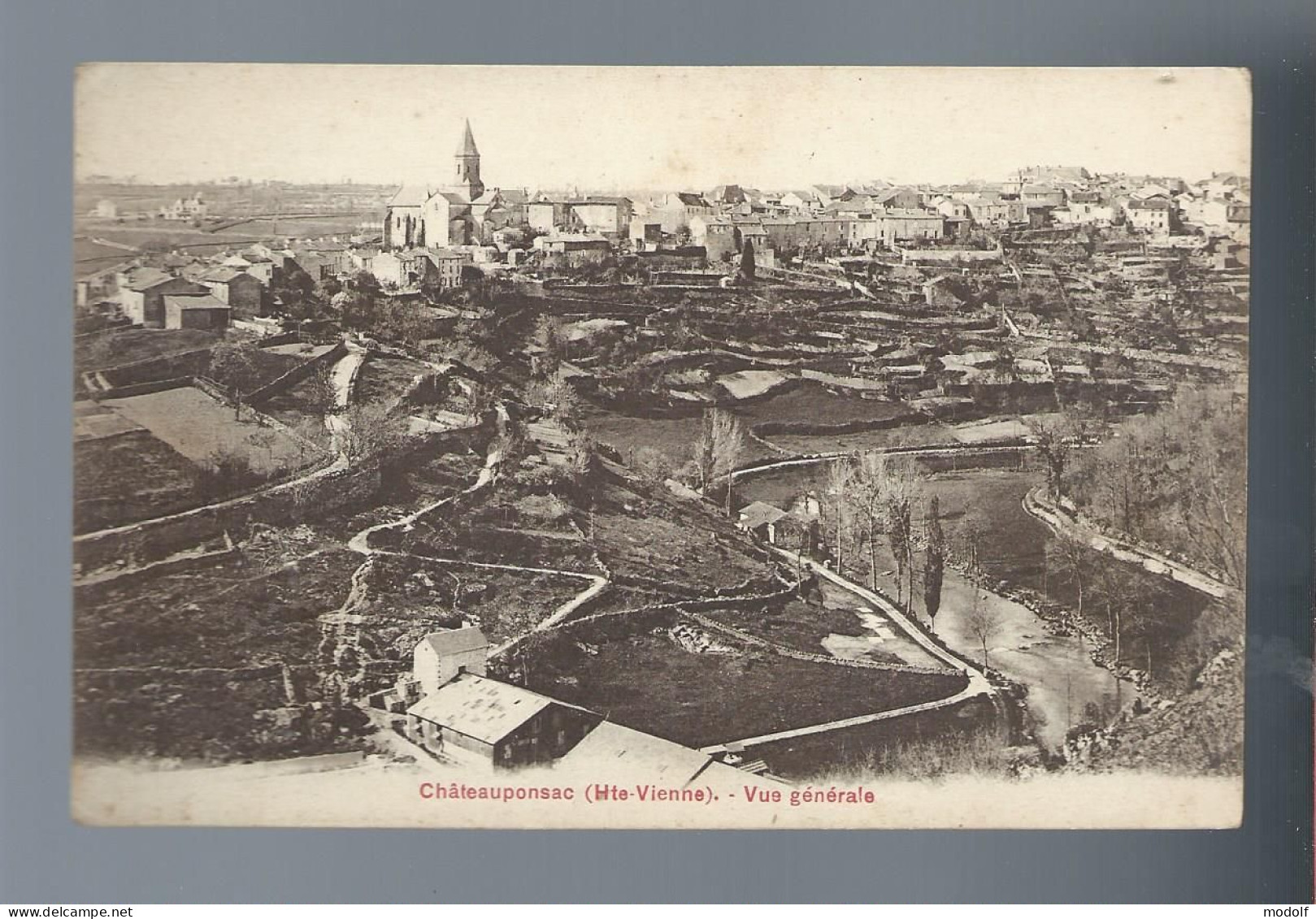 CPA - 87 - Châteauponsac - Vue Générale - Non Circulée - Chateauponsac