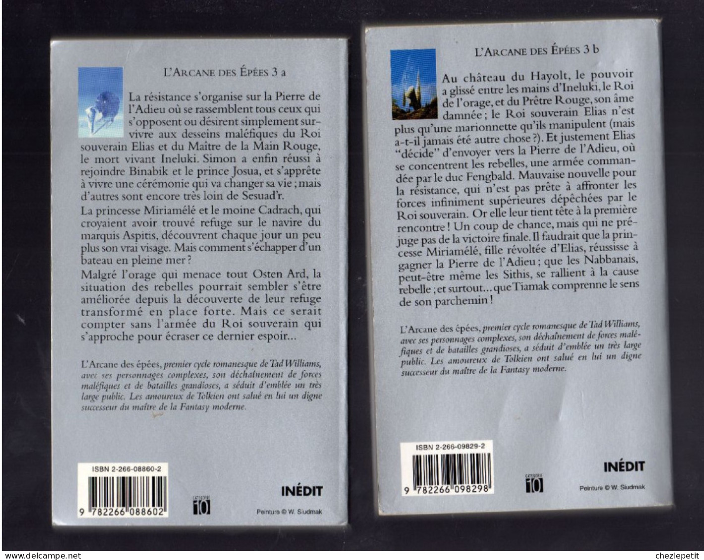 TAD WILLIAMS La Citadelle Assiégée 2t Le Livre Du Nécromant Le Cri De Camaris - Fantastique