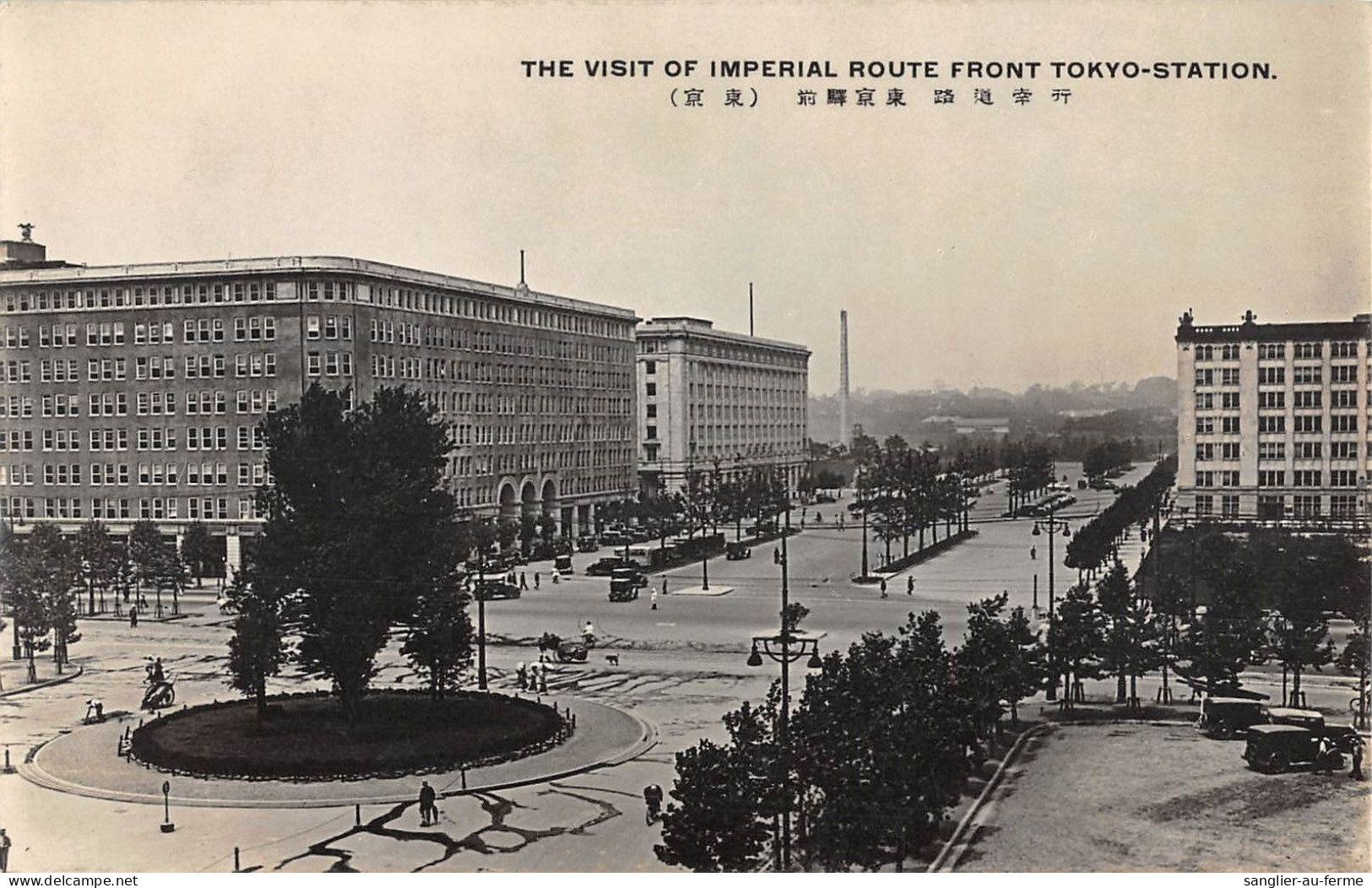 CPA JAPON / THE VISIT OF IMPERIAL ROUTE FRONT TOKYO STATION - Tokyo