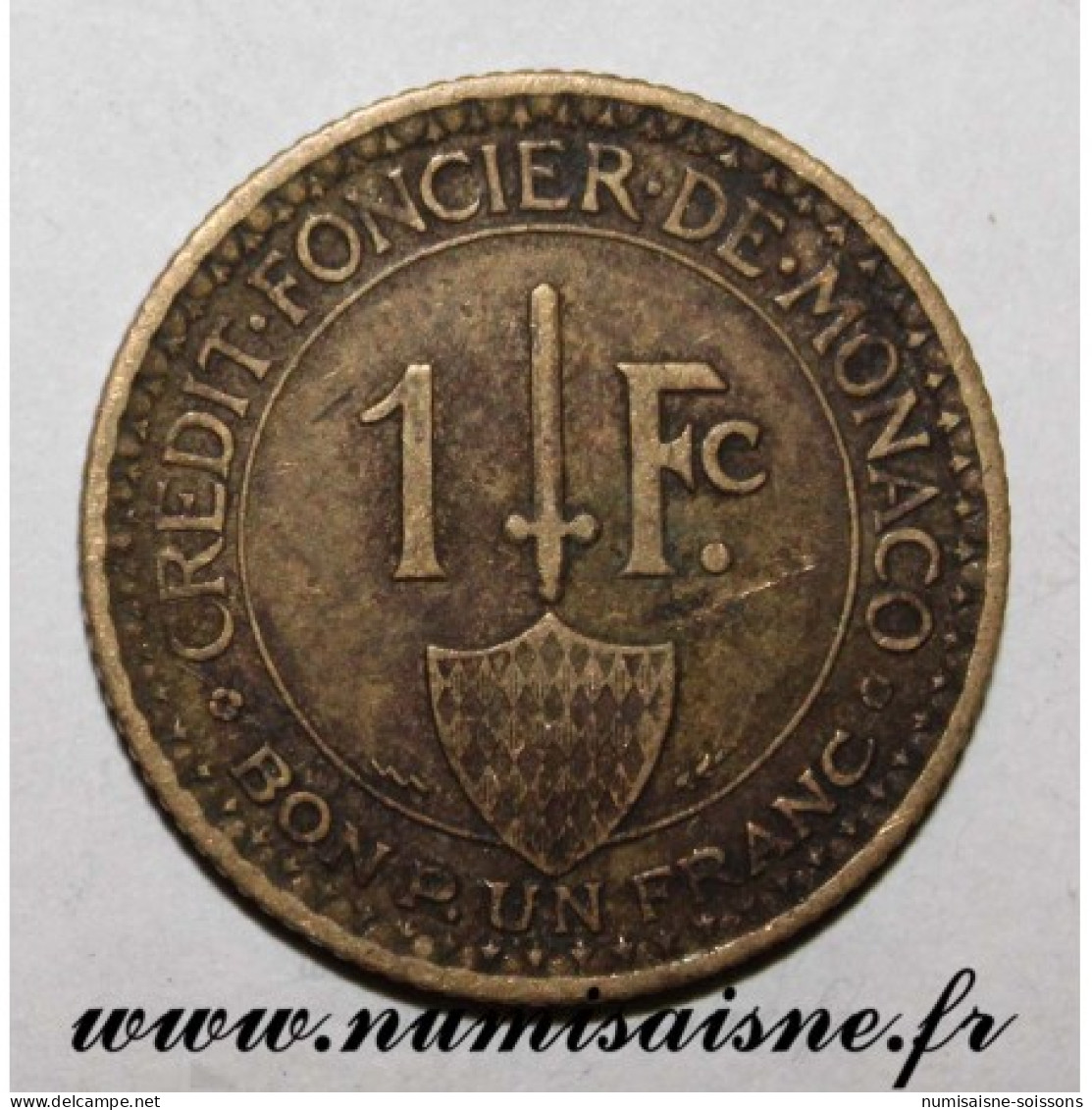 MONACO - GADOURY 126 - 50 CENTIMES 1926 - LOUIS II - TB+ - 1922-1949 Louis II