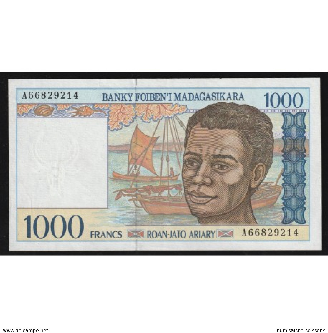 MADAGASCAR - PICK 76 B - 1000 FRANCS (200 ARIARY) - ND 1994 - SUP - Madagaskar