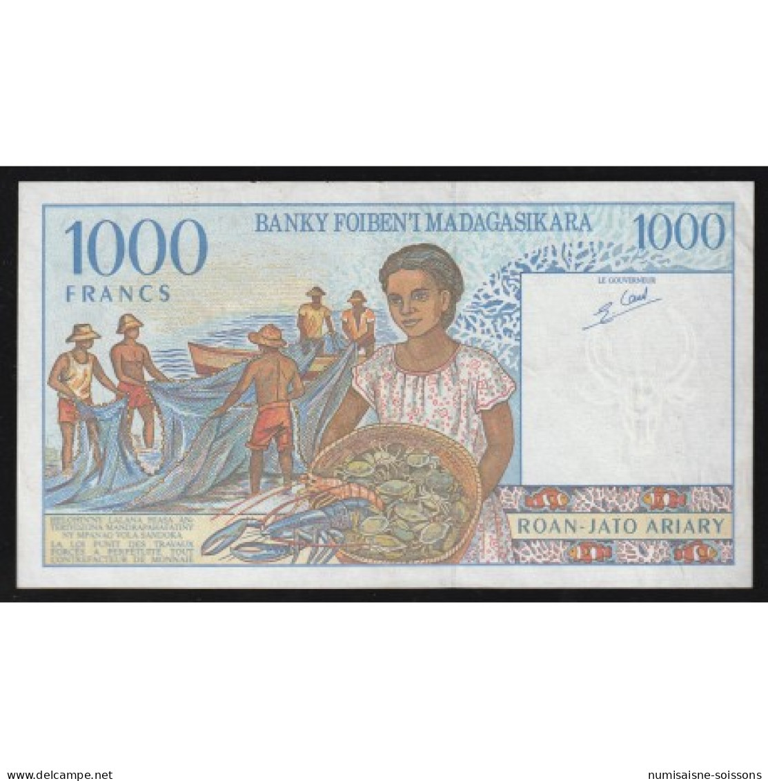 MADAGASCAR - PICK 76 B - 1000 FRANCS (200 ARIARY) - ND 1994 - SUP - Madagaskar