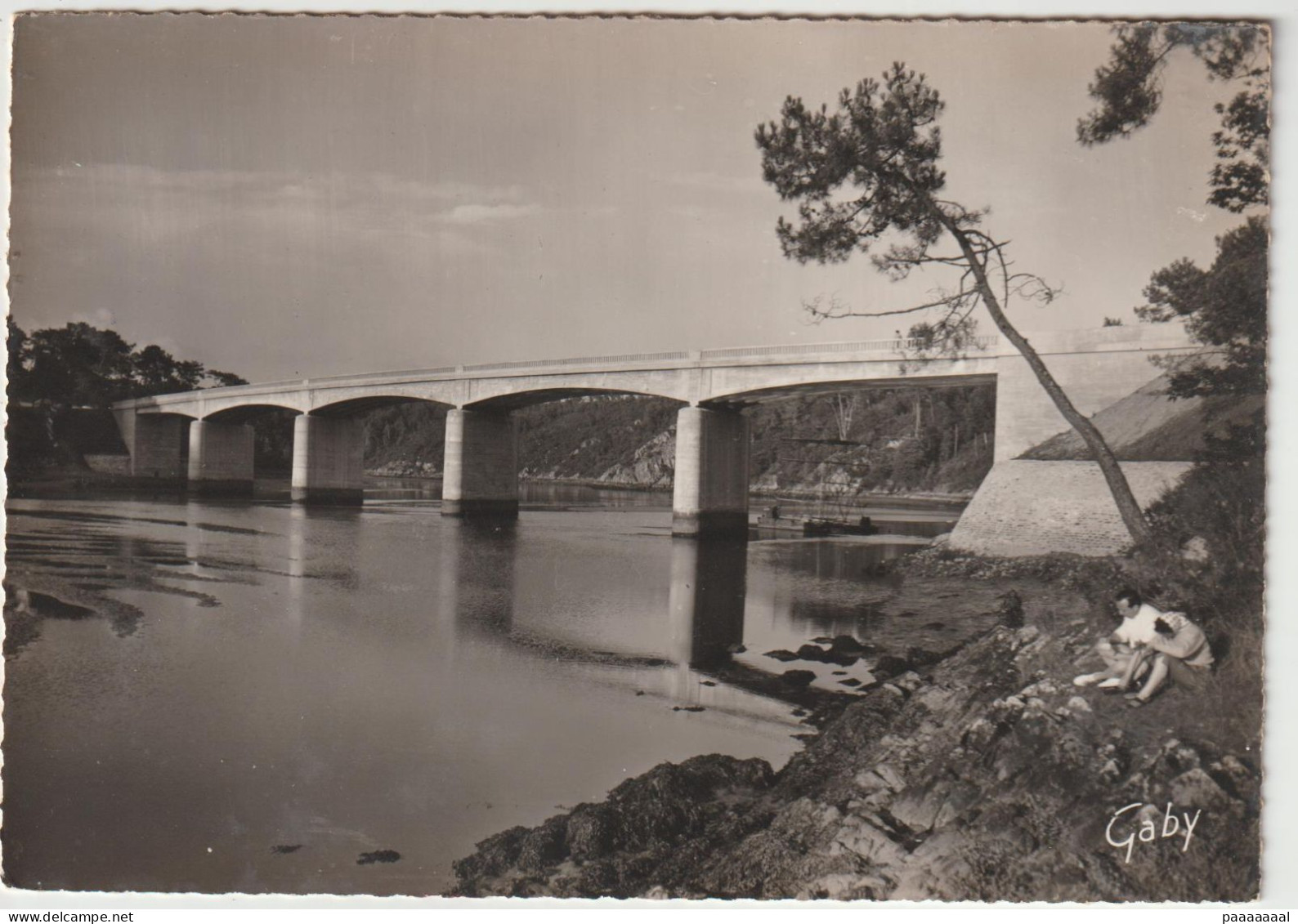 CLOHARS CARNOET GUIDEL  LE NOUVEAU PONT SUR LA LAITA - Clohars-Carnoët