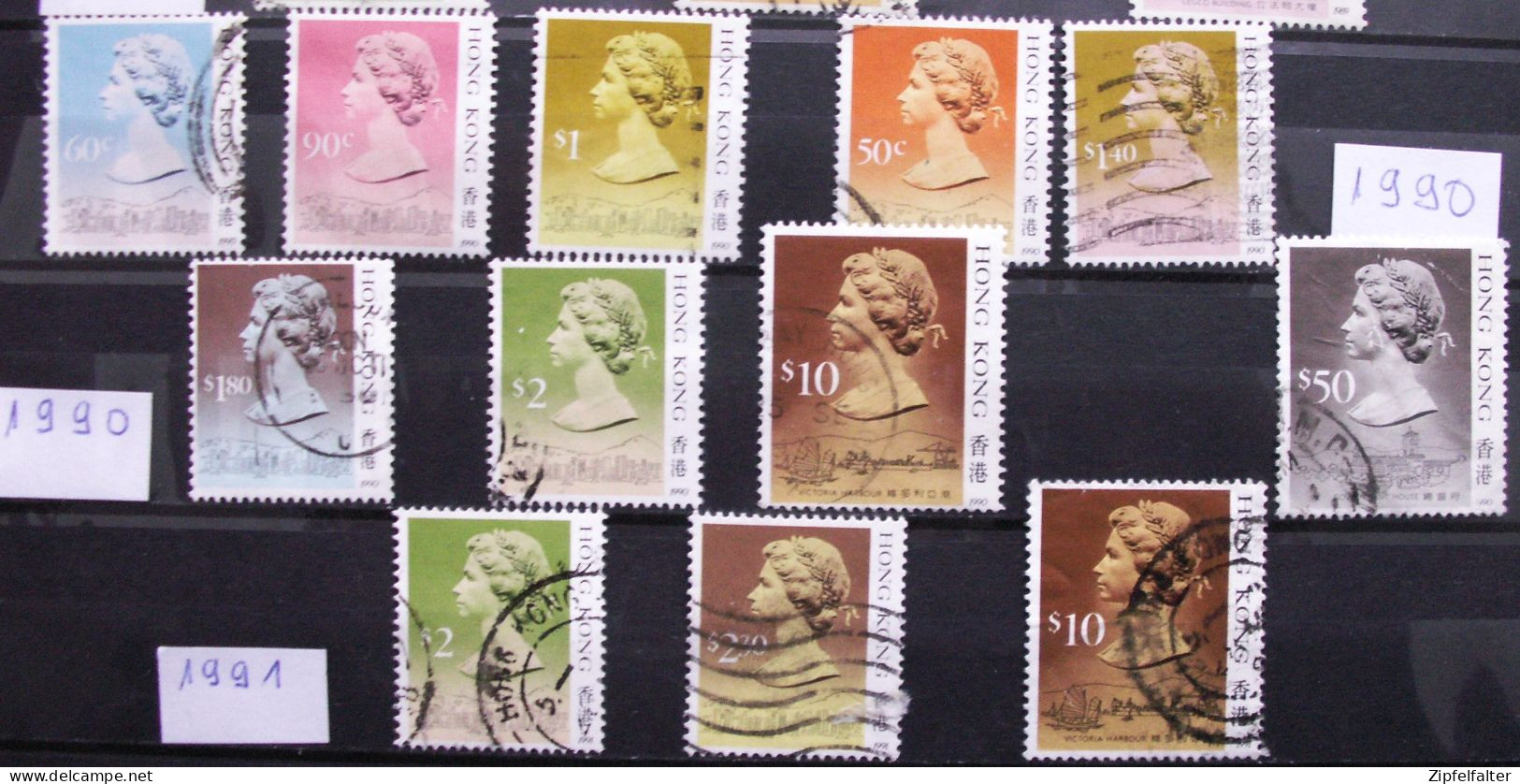 Hongkong Dauerserie Queen Elisabeth In Verschiedenen Varianten. Mit Und Ohne Jahreszahlen. Auch Höchstwerte. Gestempelt. - Used Stamps