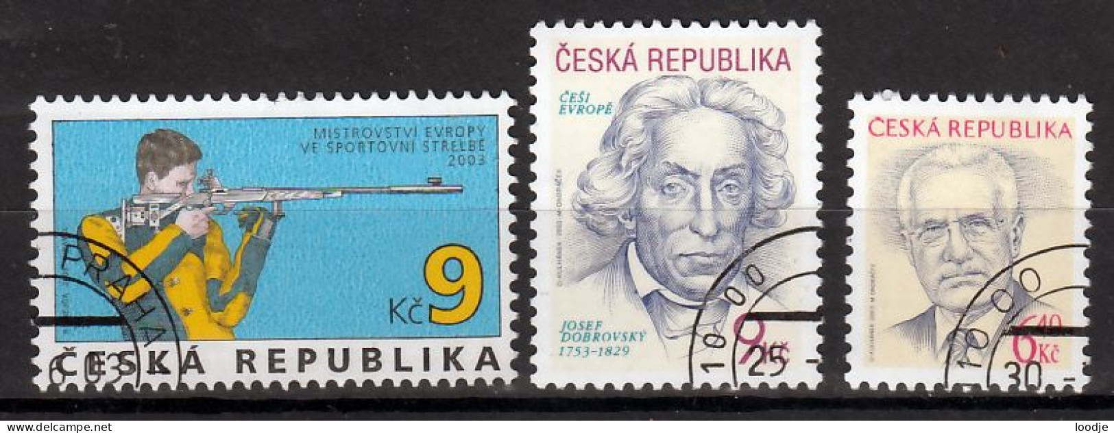 Tsjechie Mi 361,363 Div. Gestempeld - Used Stamps