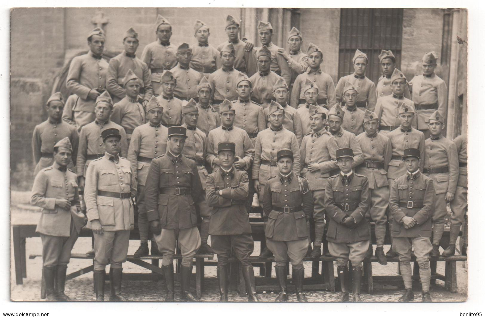 CARTE-PHOTO De AVIGNON - Peloton Militaire. - Avignon