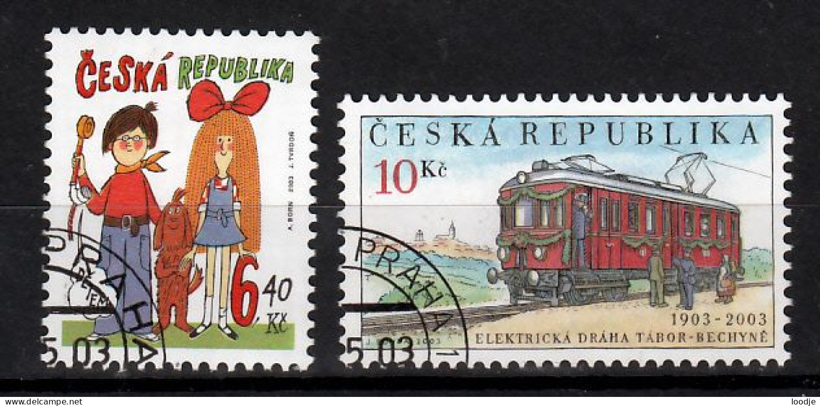 Tsjechie Mi 357,358 Div. Gestempeld - Used Stamps