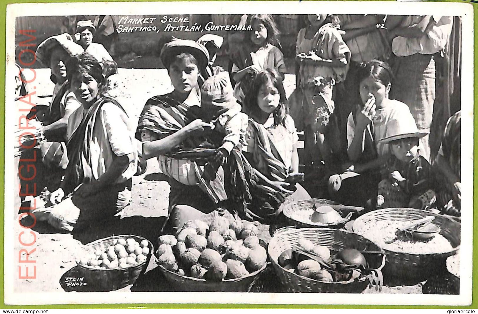 Af2504 - GUATEMALA - VINTAGE POSTCARD - Santiago Atitlán, Real Photo, Costumi - Guatemala