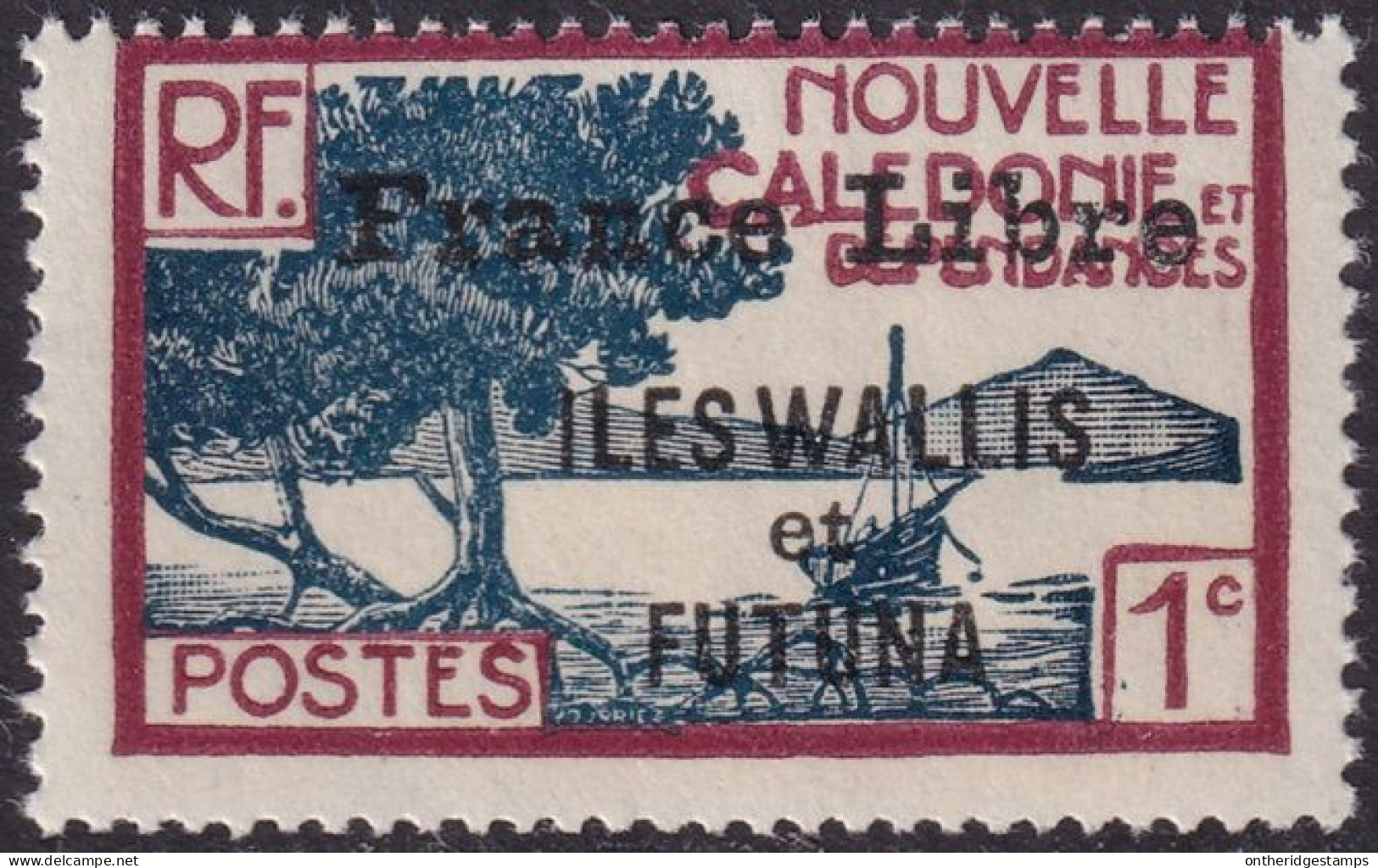 Wallis & Futuna 1941 Sc 94 Yt 92 MNH** - Nuovi