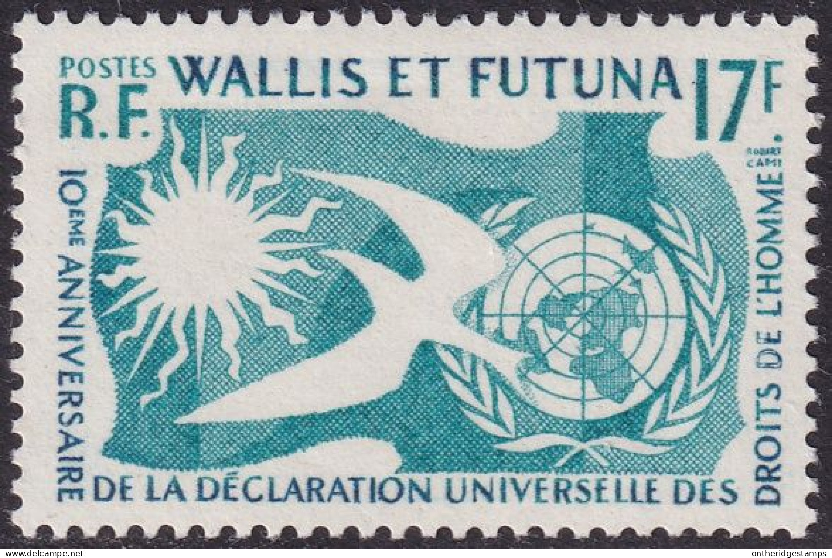 Wallis & Futuna 1958 Sc 153  MNH** - Nuovi