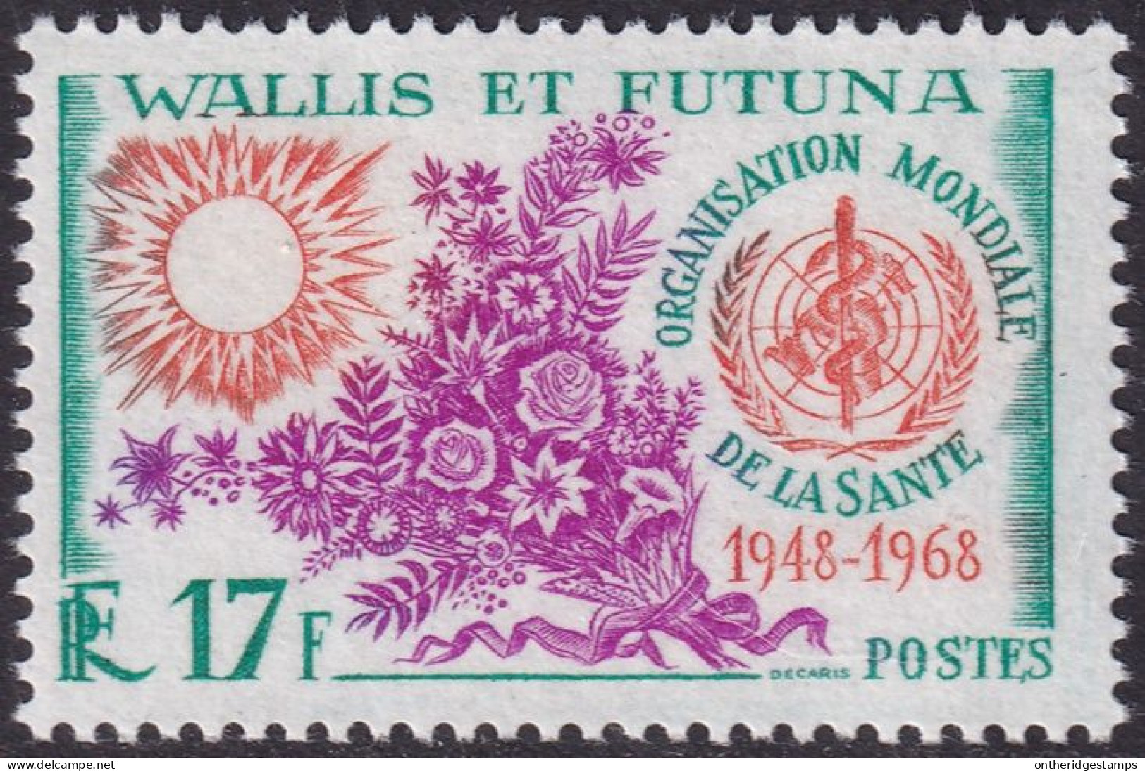 Wallis & Futuna 1968 Sc 169  MNH** - Nuevos