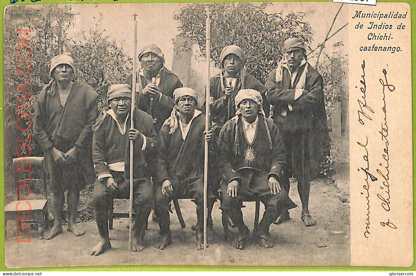 Af2507 - GUATEMALA - VINTAGE POSTCARD - Indios De Chichi - Guatemala