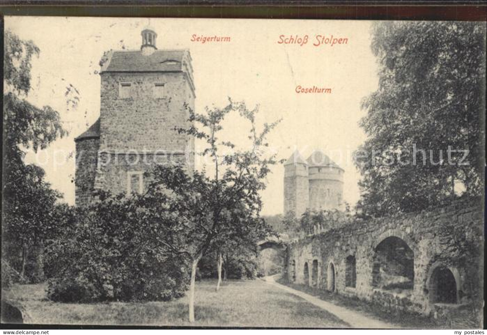 42265042 Stolpen Schloss Mit Seiger Und Coselturm Stolpen - Stolpen