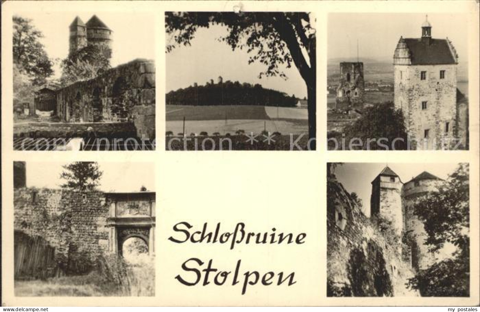 42265041 Stolpen Schlossruine  Mit Seiger Und Koselturm Stolpen - Stolpen