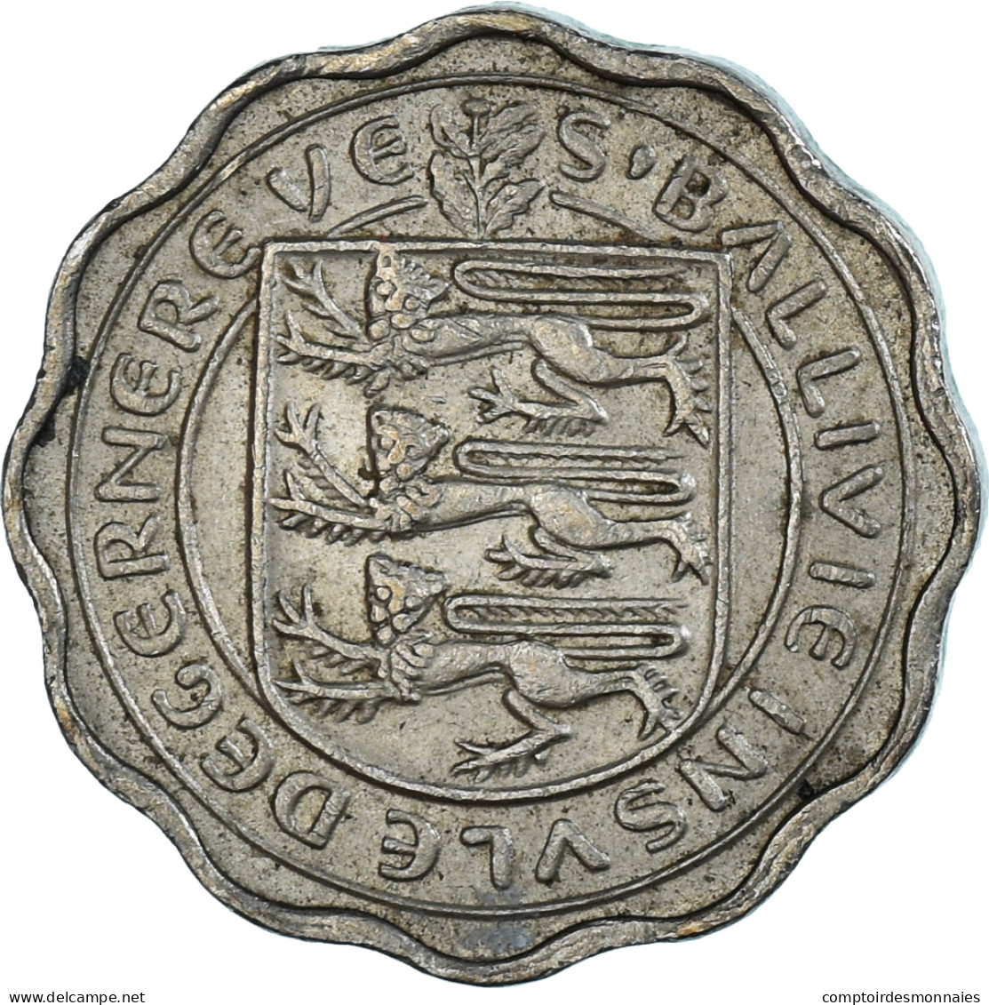 Monnaie, Guernesey, 3 Pence, 1959 - Guernesey