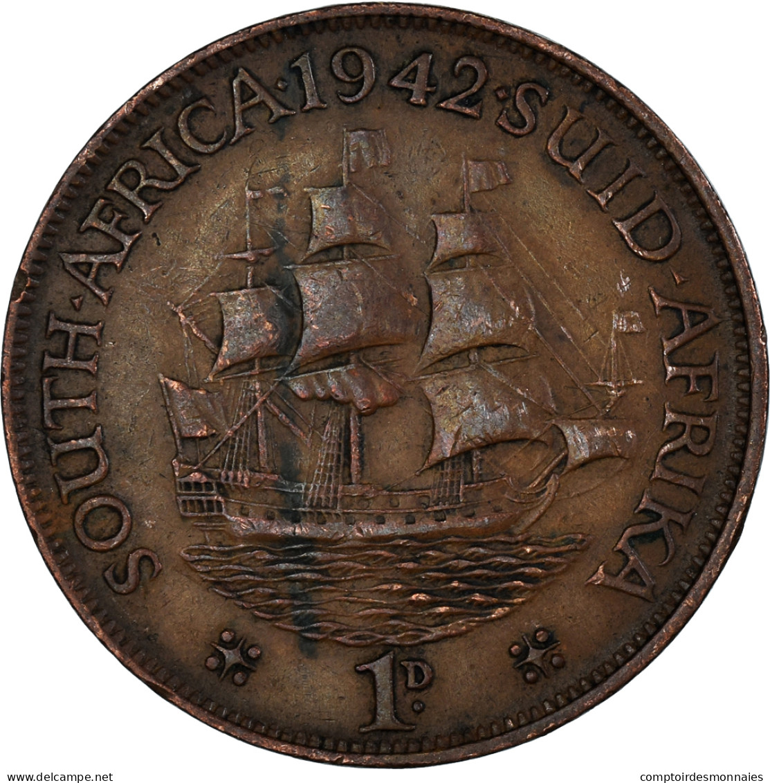 Monnaie, Afrique Du Sud, Penny, 1942 - South Africa